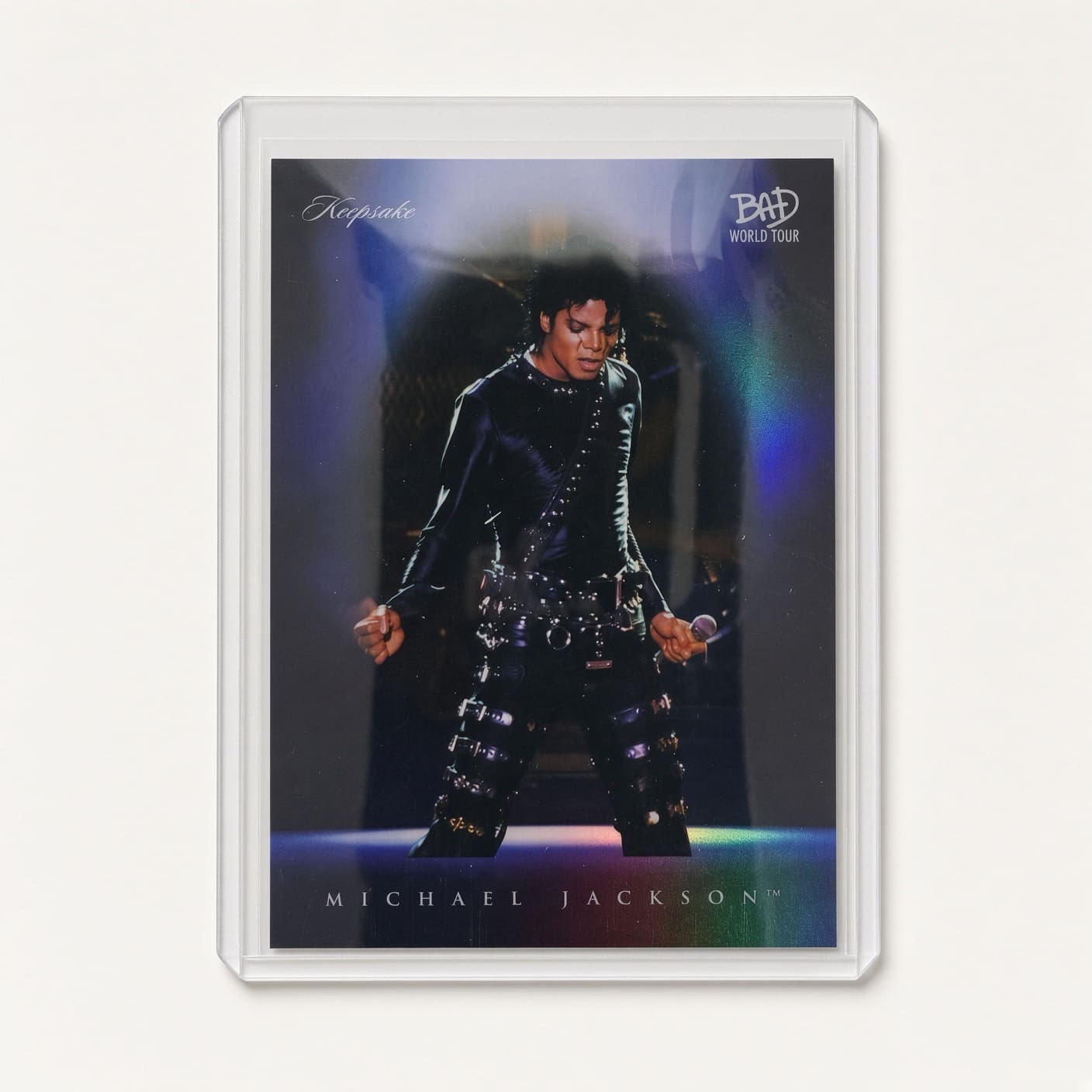 Michael Jackson BAD Tour Keepsake Trading Card #46 | Spotlight