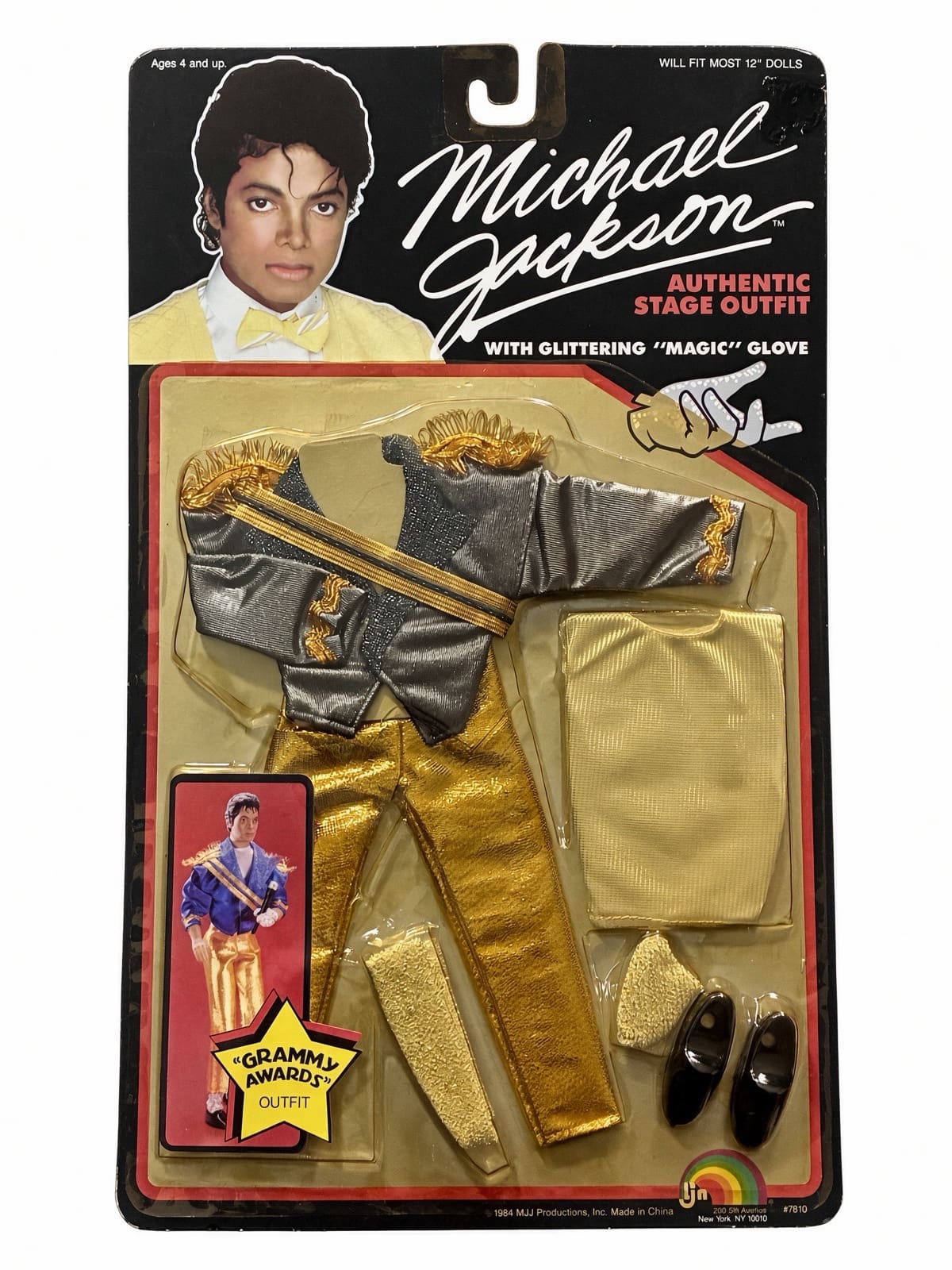 Michael Jackson Grammy Awards 1984 LJN Stage Outfit 12″ Doll
