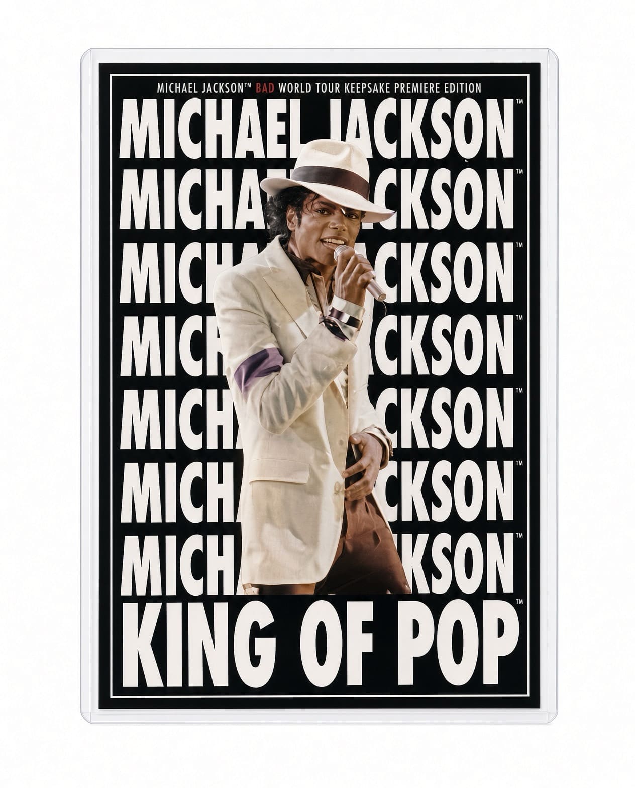 Michael Jackson BAD Tour Keepsake Trading Card #188 | Poster