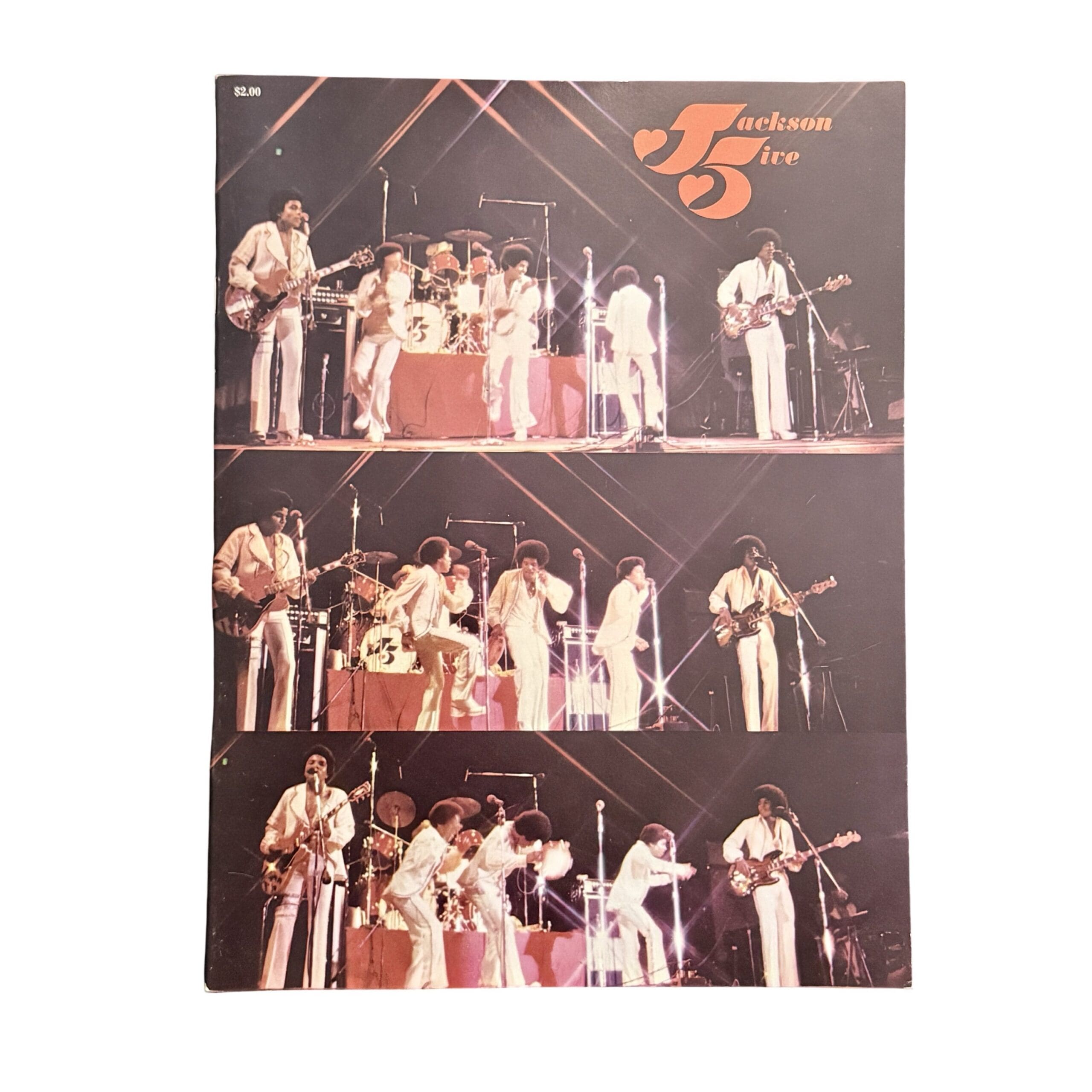 The Jackson 5 World Tour Original 1974 Concert Program – Michael
